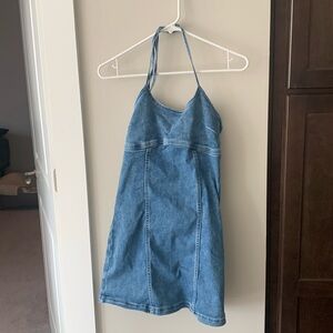 Aerie denim dress size S